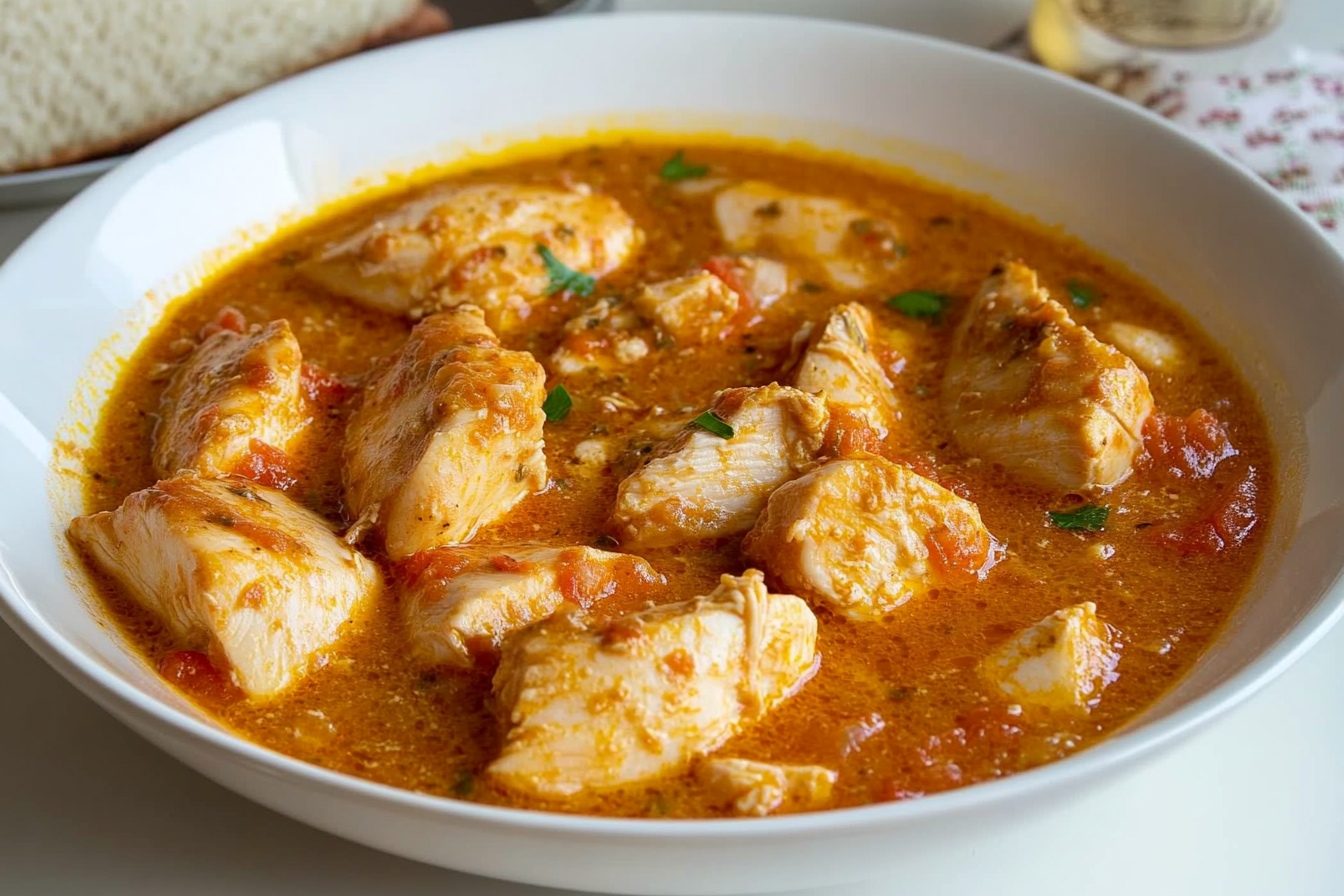 Pollo en salsa fácil