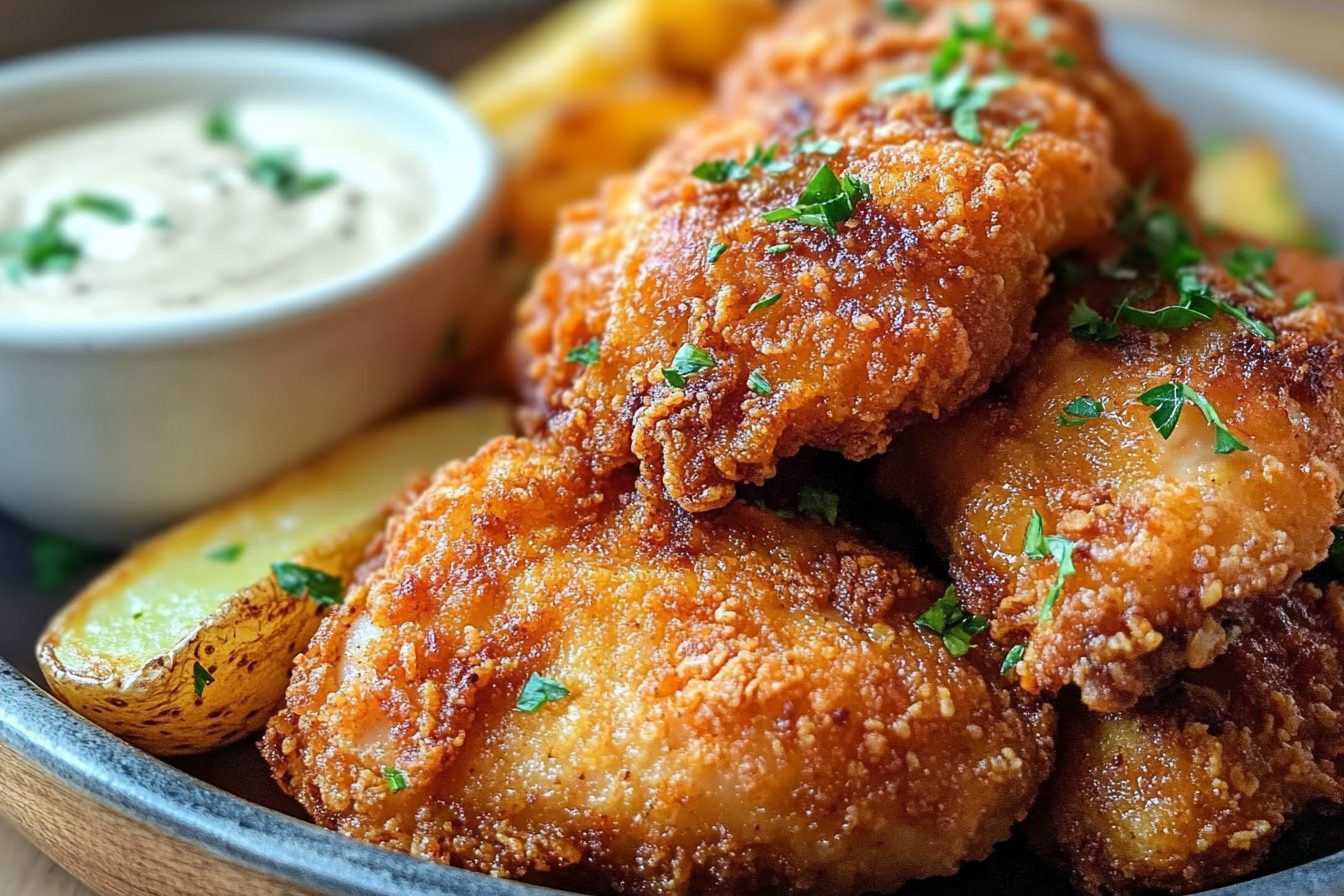 Pollo frito sureño perfecto