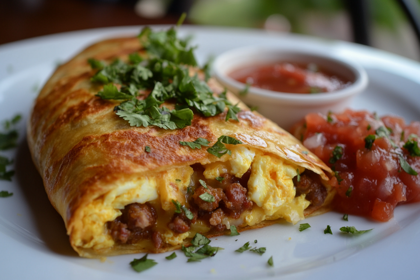 Quesadillas de desayuno fáciles