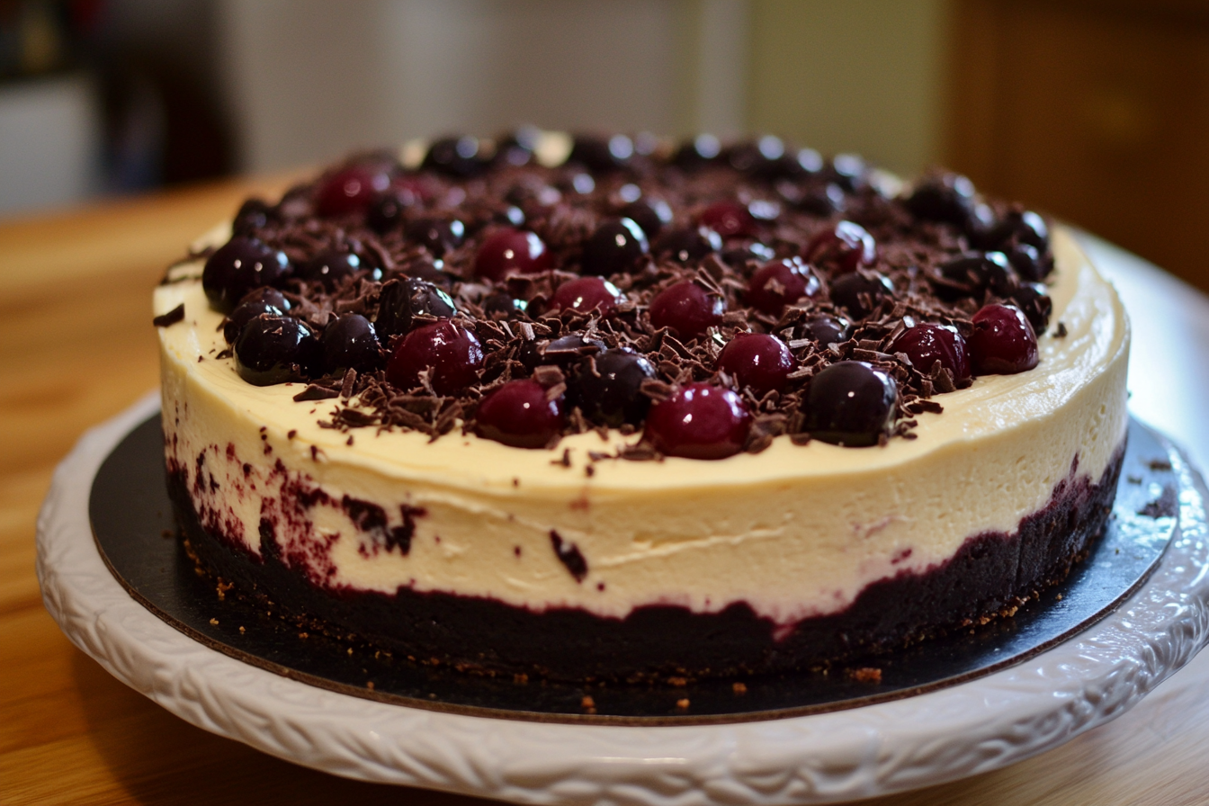 Tarta de queso Selva Negra
