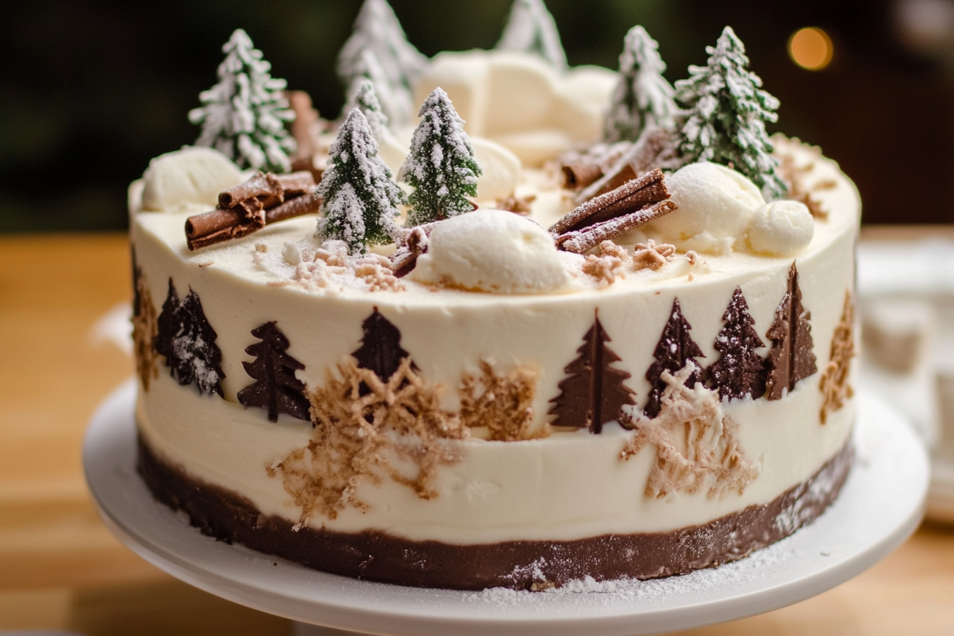 Tarta helada de invierno