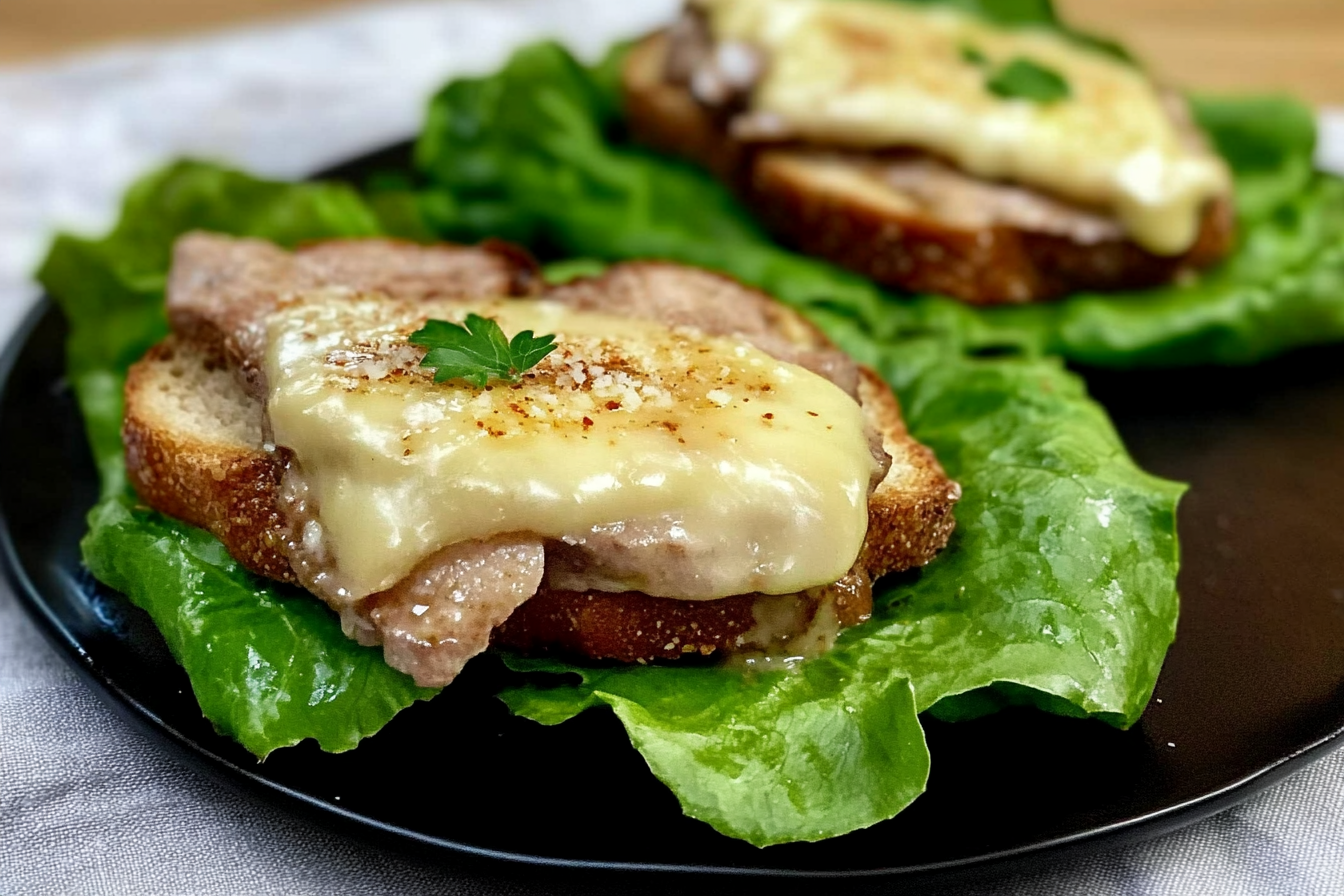 Tosta de lomo y queso