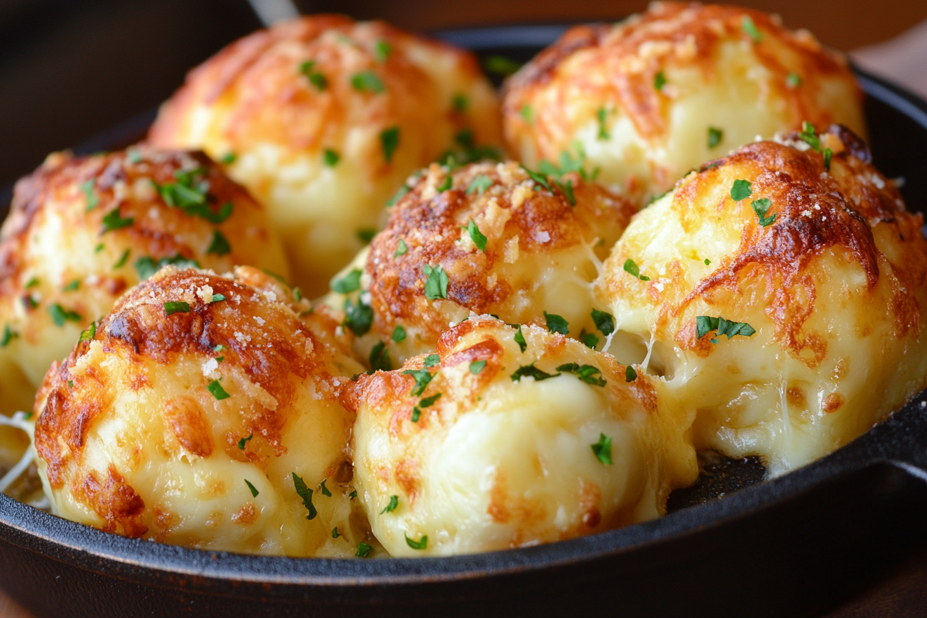 Bola de queso cheddar y rancho