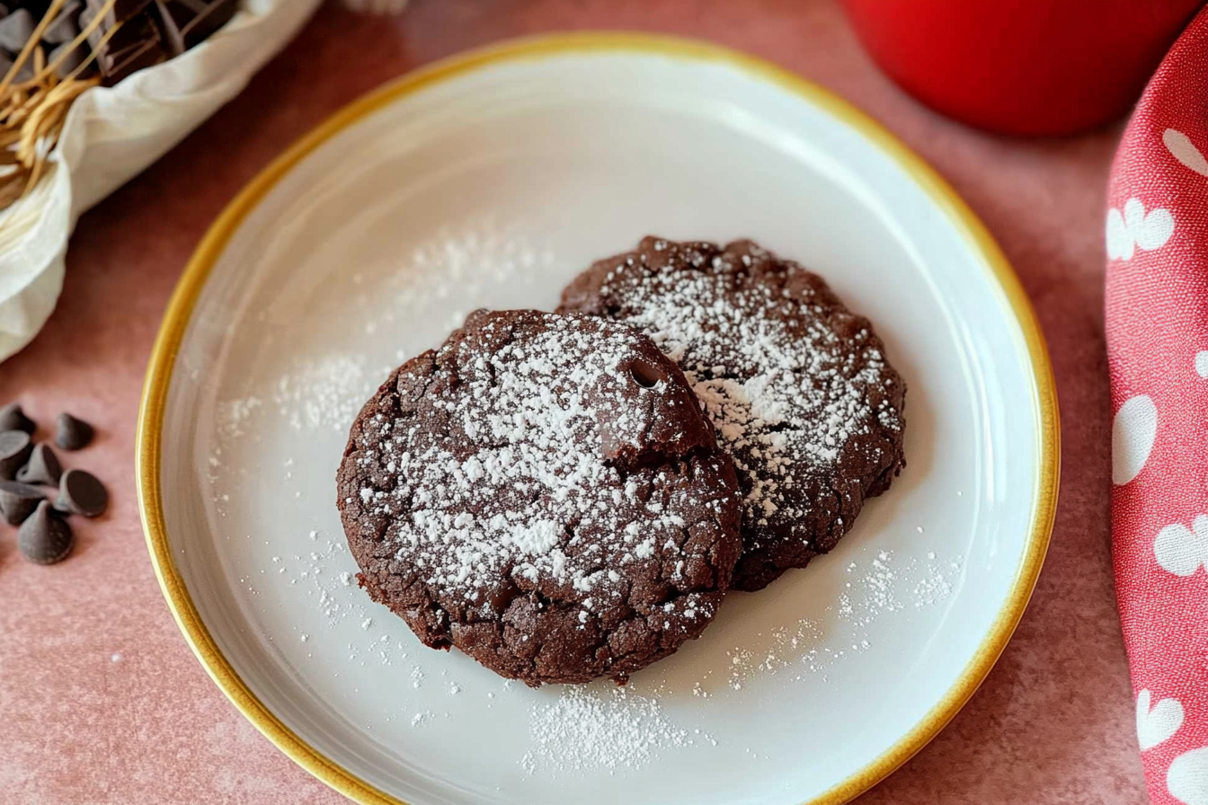 Galleta de chocolate rápida