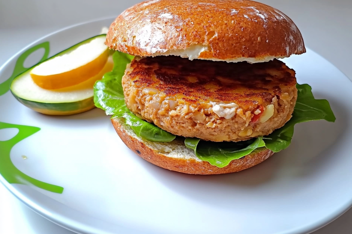 Hamburguesa de soja y calabaza