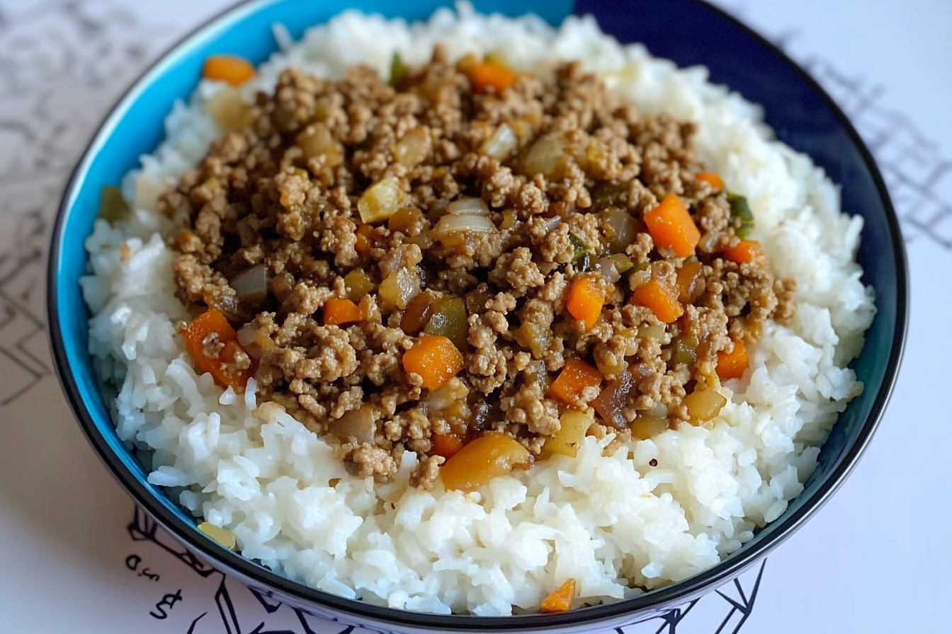 Bowl de carne y verduras