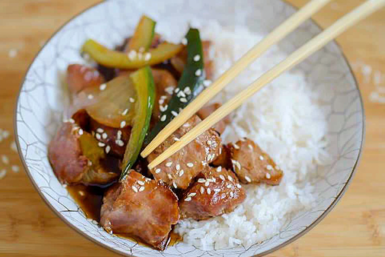 Cerdo a la oriental