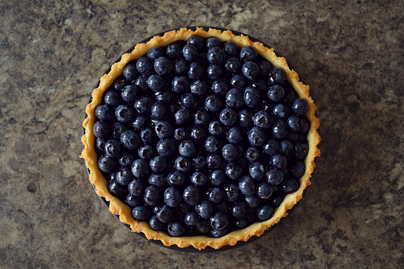 Cheesecake de arándano delicioso