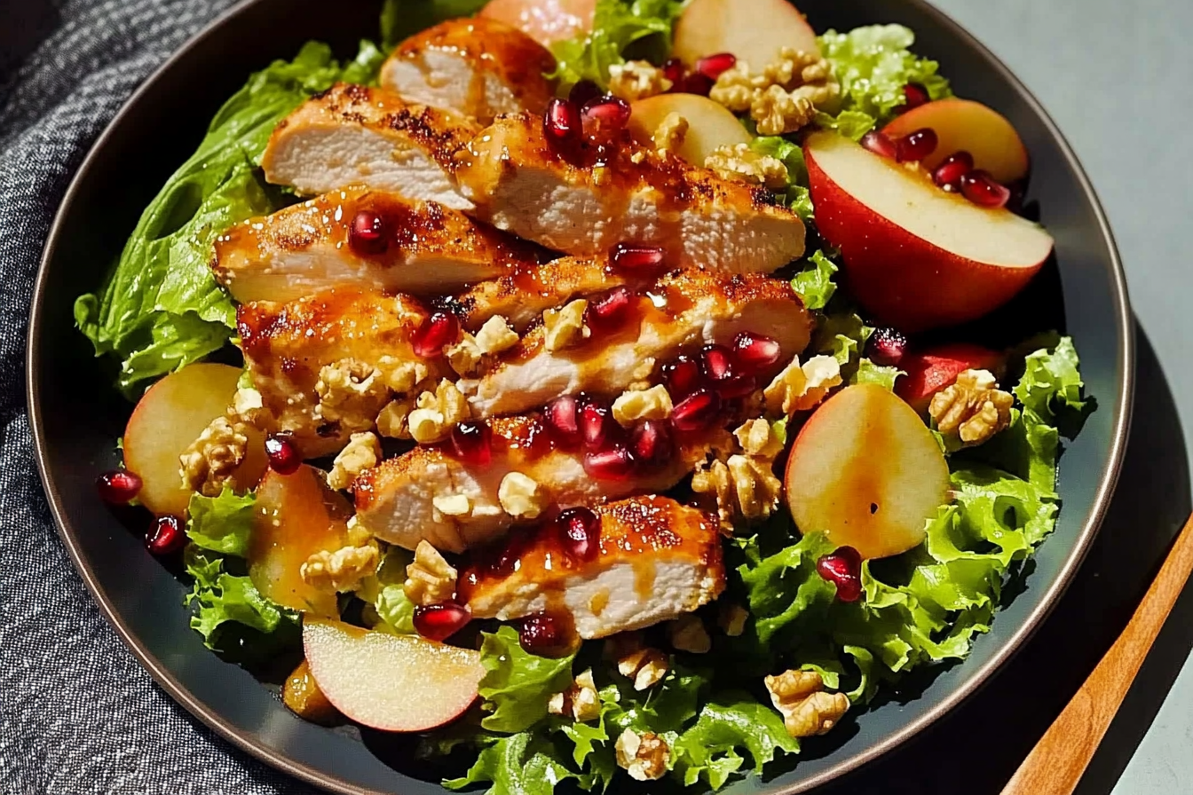 Ensalada otoñal de pollo