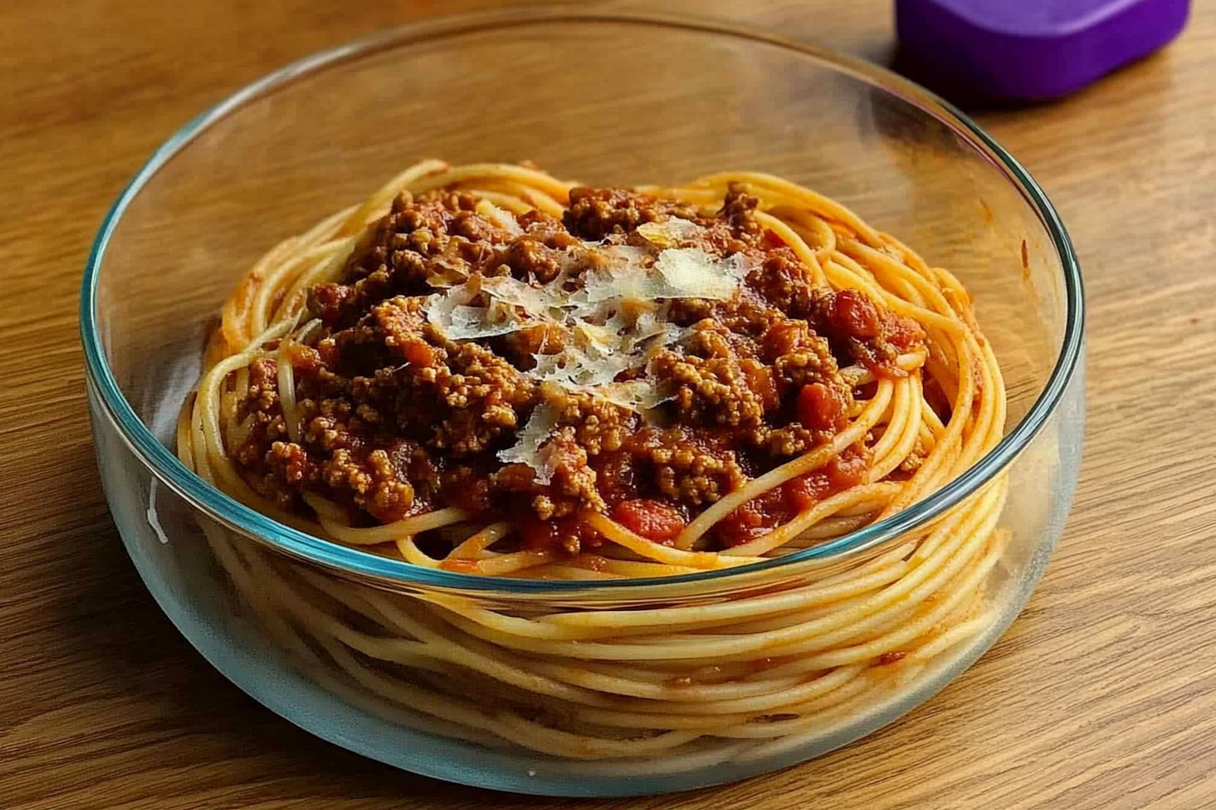 Espaguetis a la boloñesa