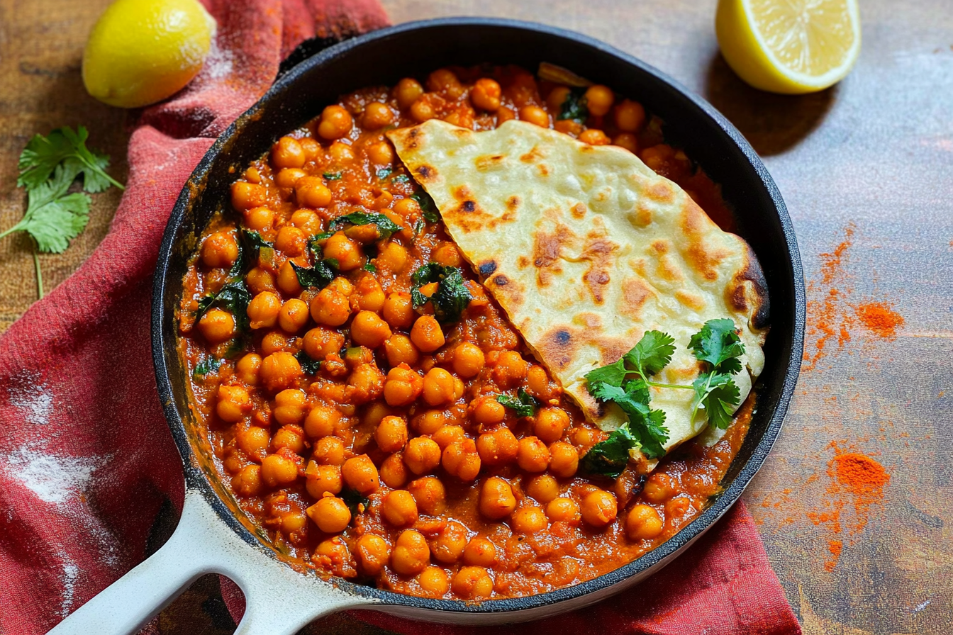 Garbanzos al masala
