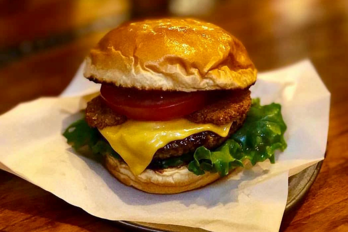 Hamburguesa casera deliciosa