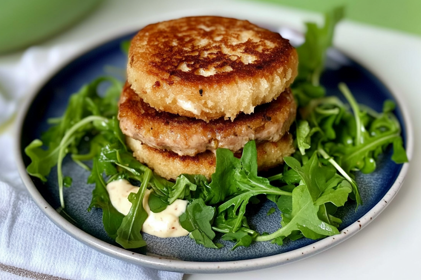 Hamburguesas de atún y palmito