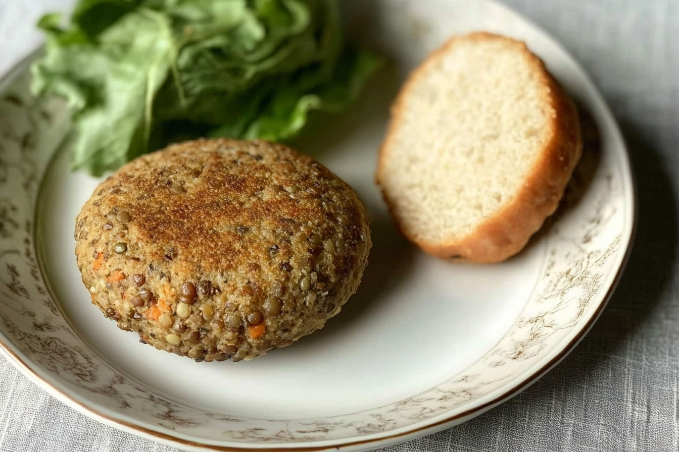 Hamburguesas de lentejas y zanahoria