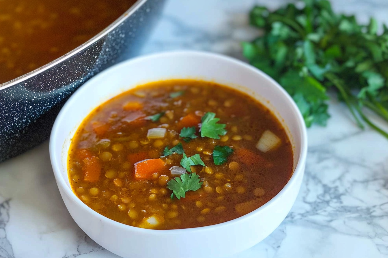 Lentejas con vegetales