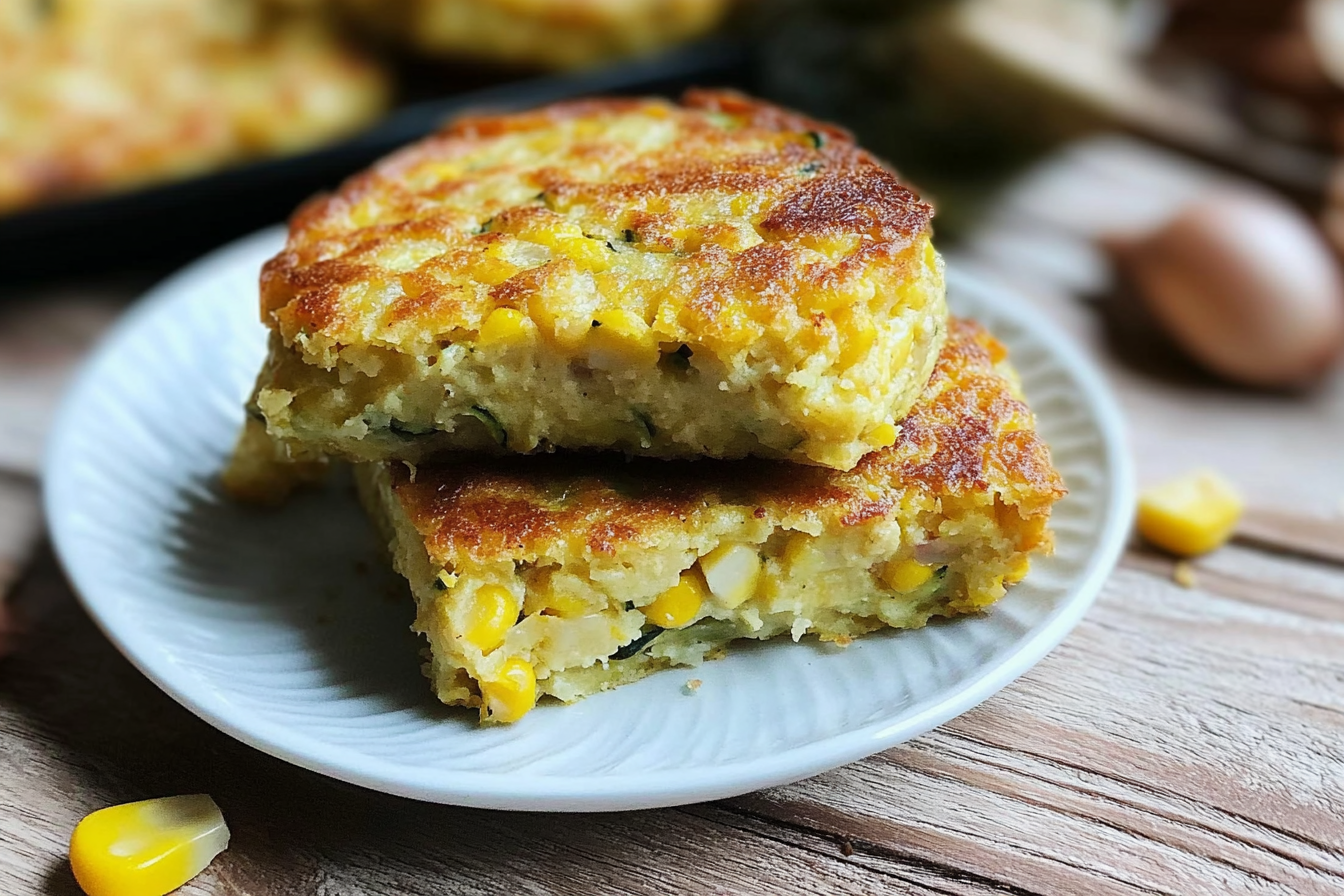 Pastel de calabacín y maíz