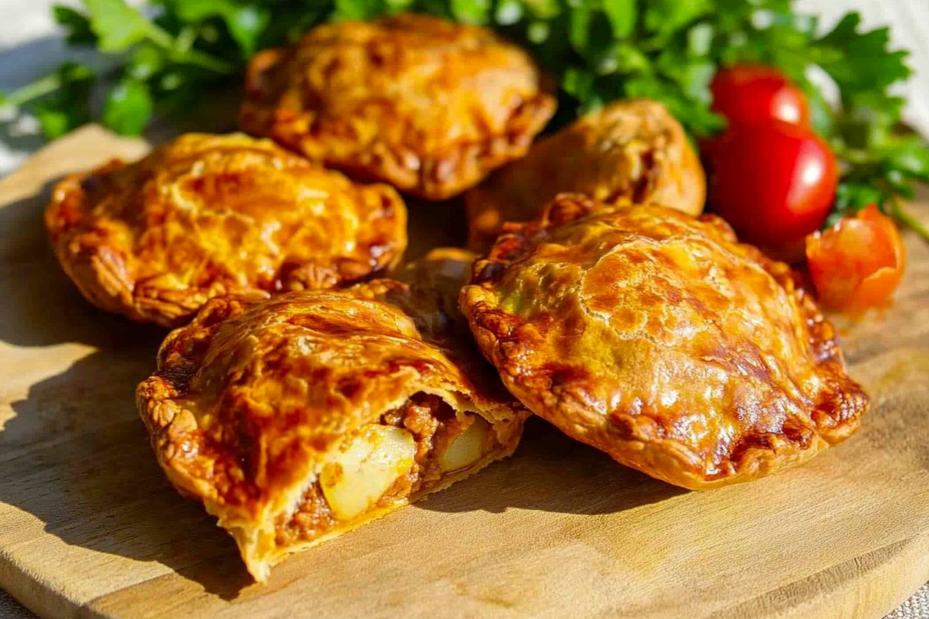 Pastelitos de carne al aire