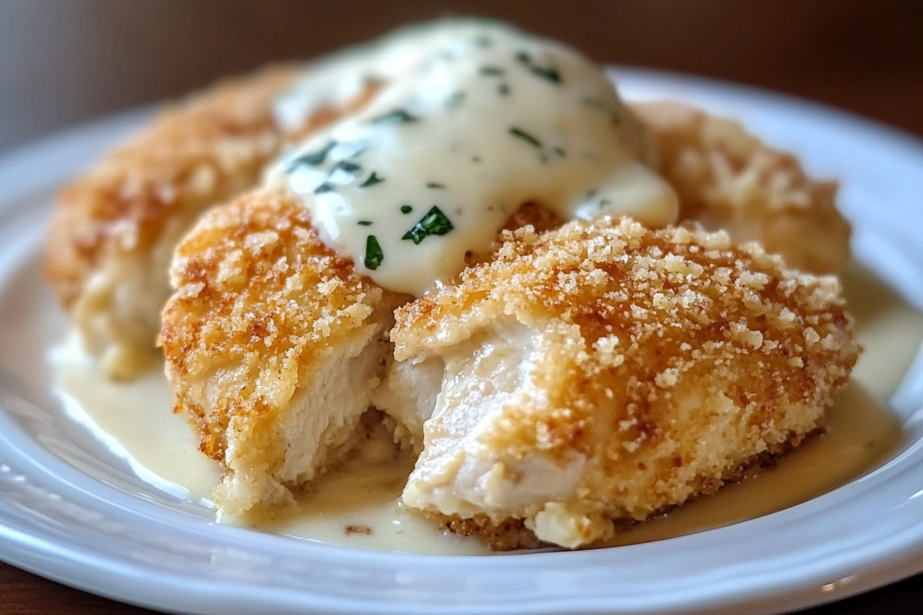 Pollo Crustado con Parmesano
