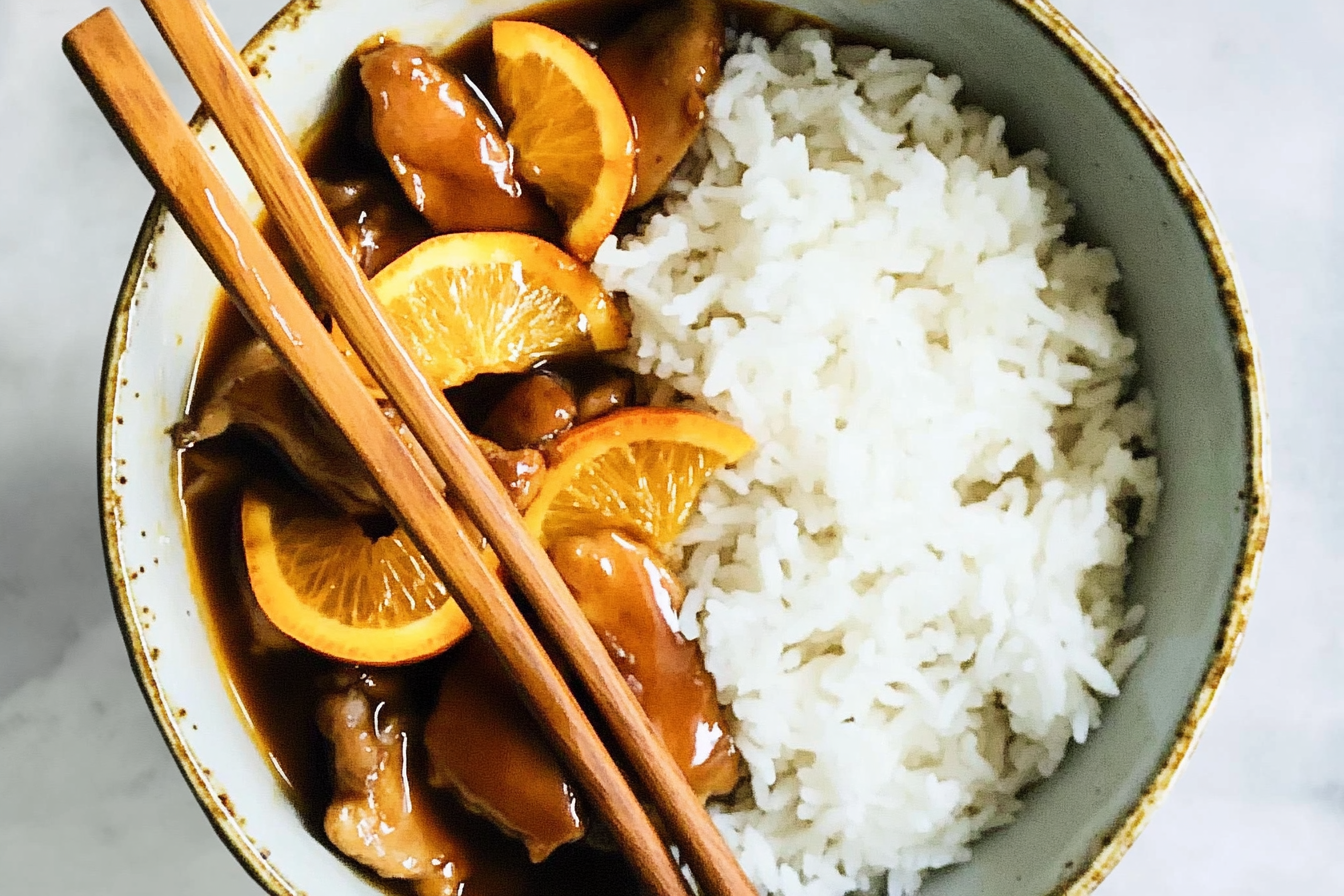 Pollo a la naranja