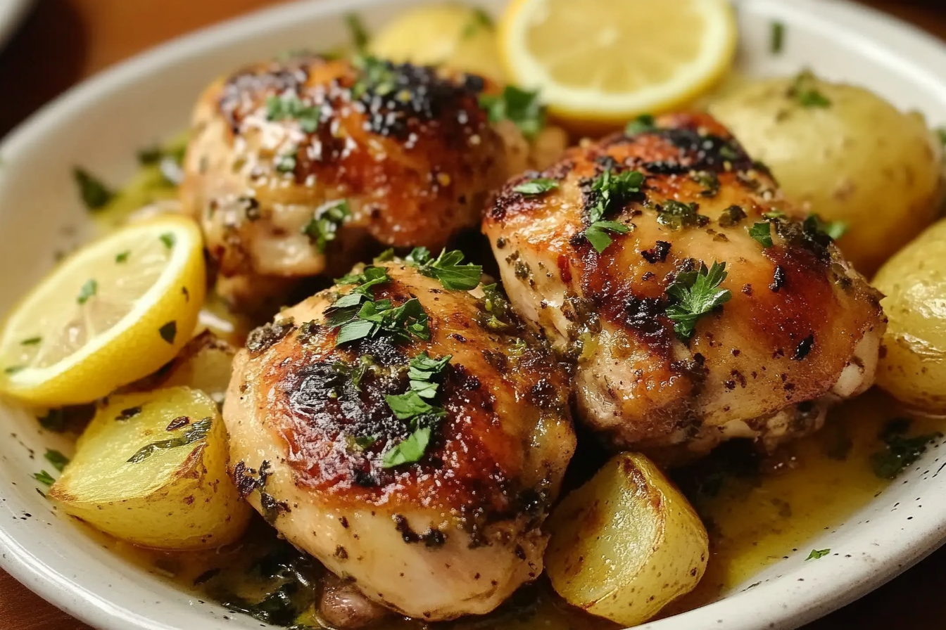 Pollo al Limón Griego