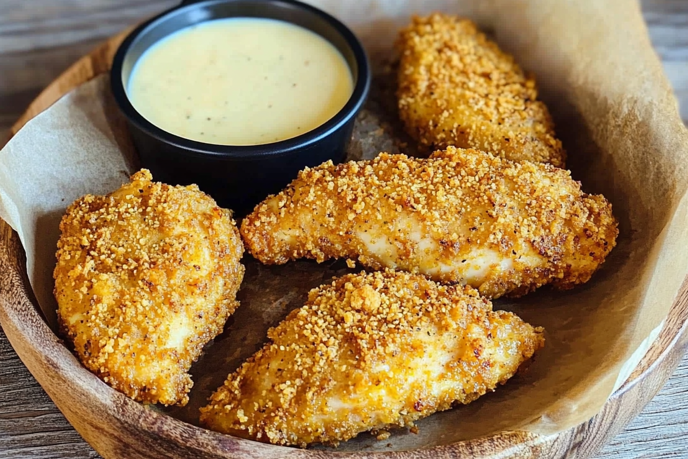 Pollo crujiente en freidora aire