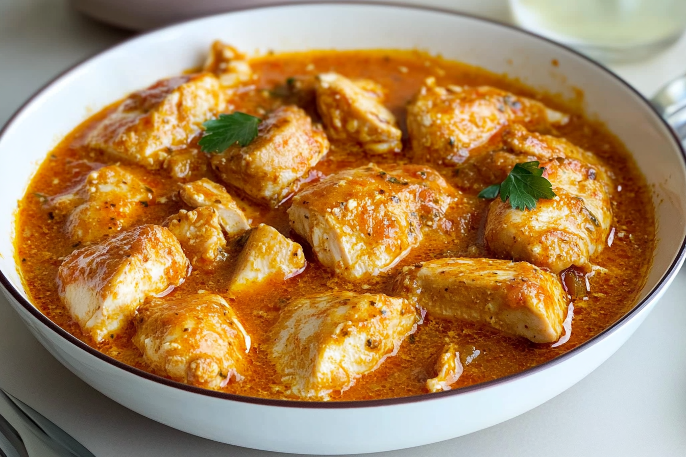 Pollo en salsa fácil
