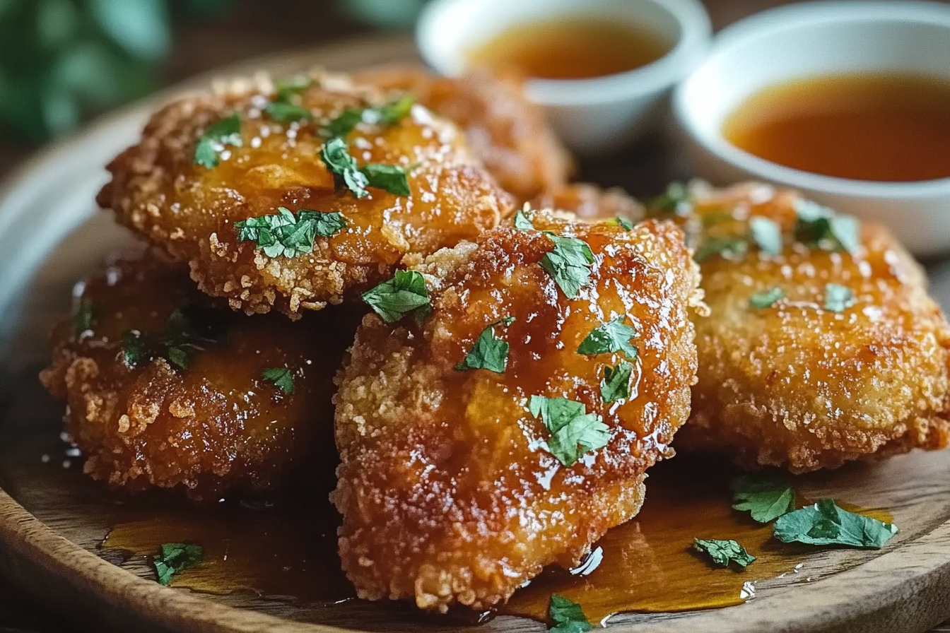 Pollo picante al horno crujiente