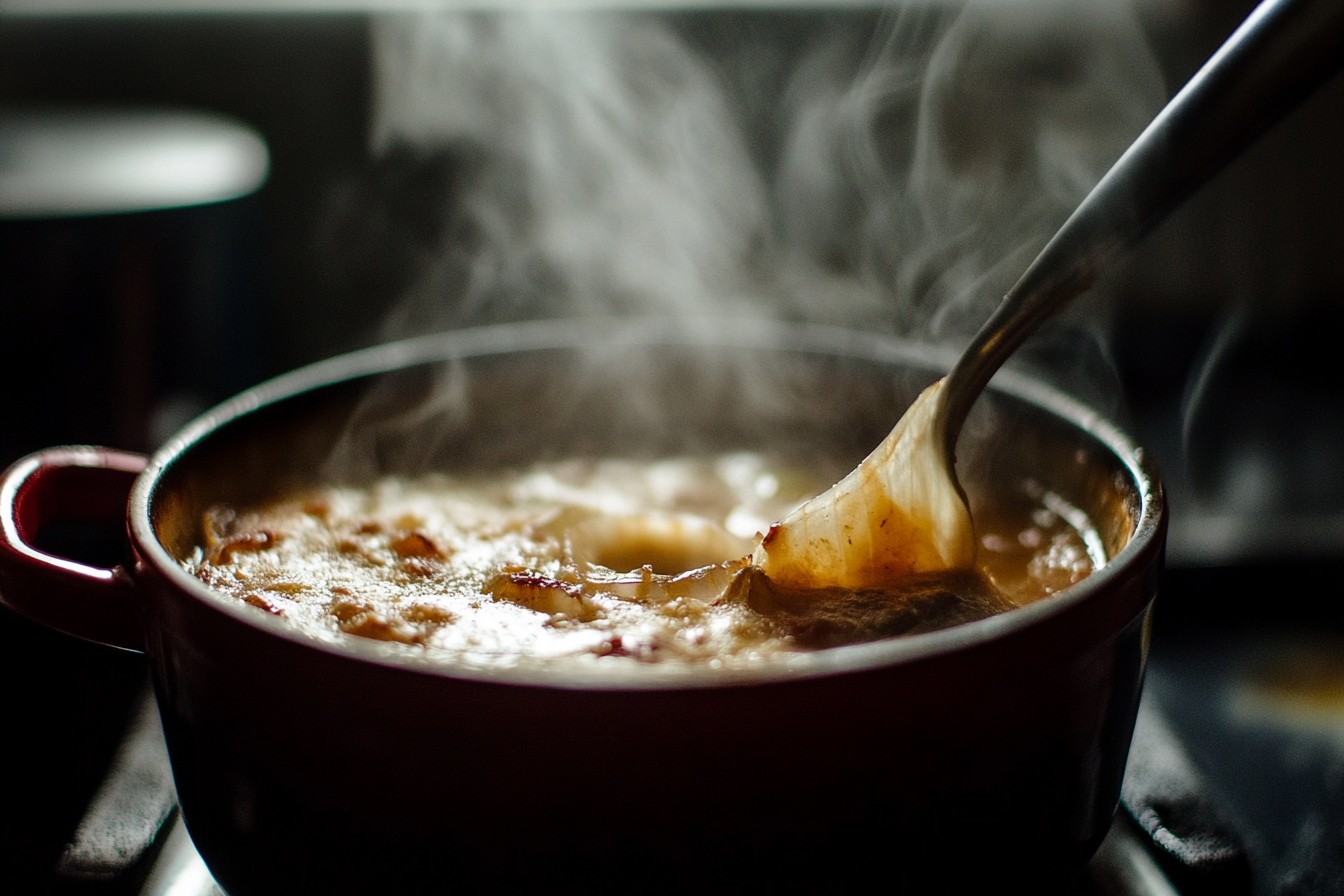Sopa de cebolla francesa