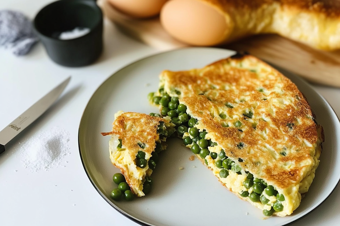 Tortilla de guisantes