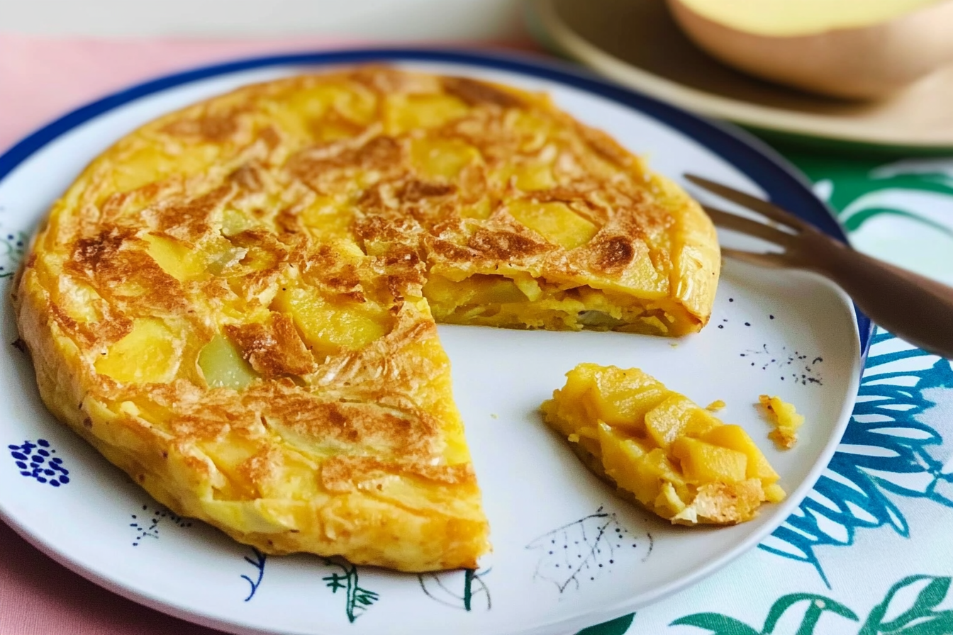 Tortilla de patata y calabaza