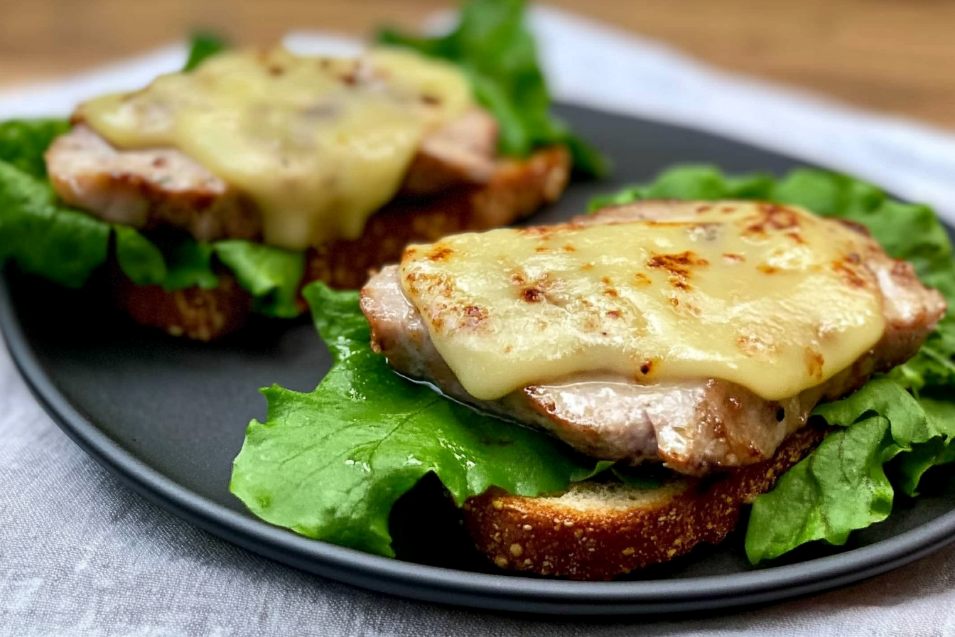 Tosta de lomo y queso