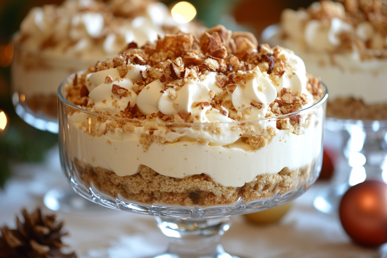 Trifle de ponche de huevo