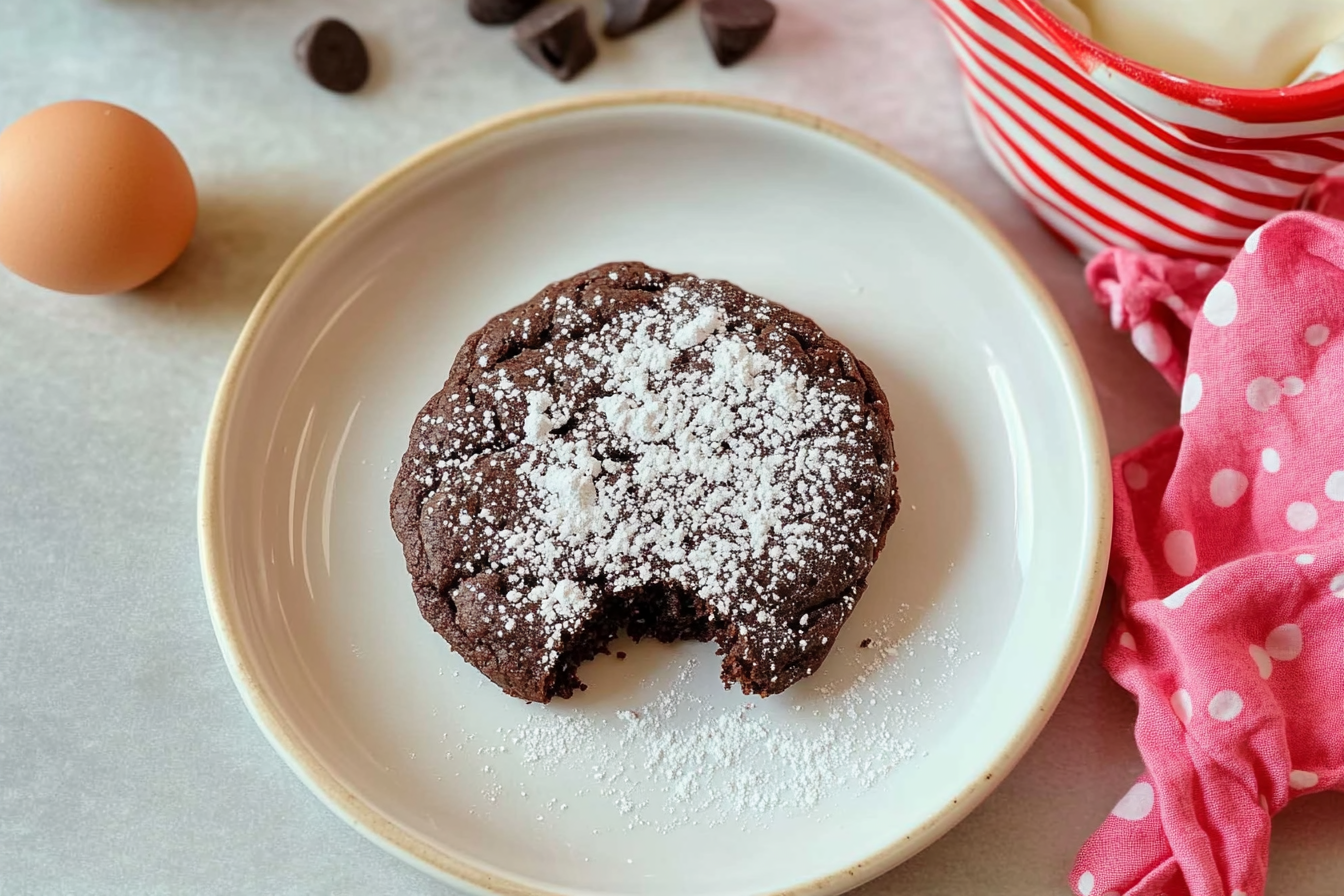 Galleta de chocolate rápida