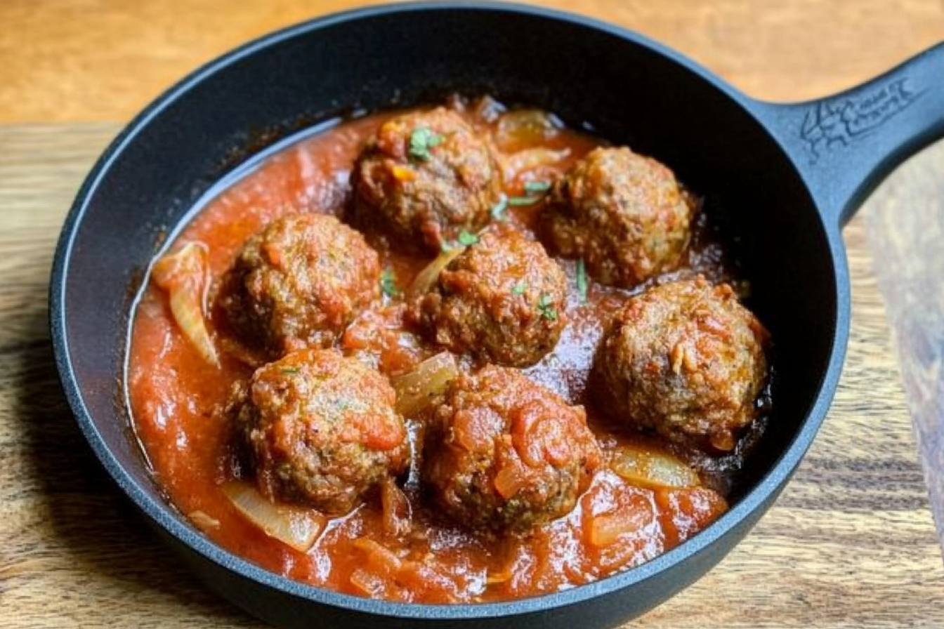 Albóndigas en salsa de tomate