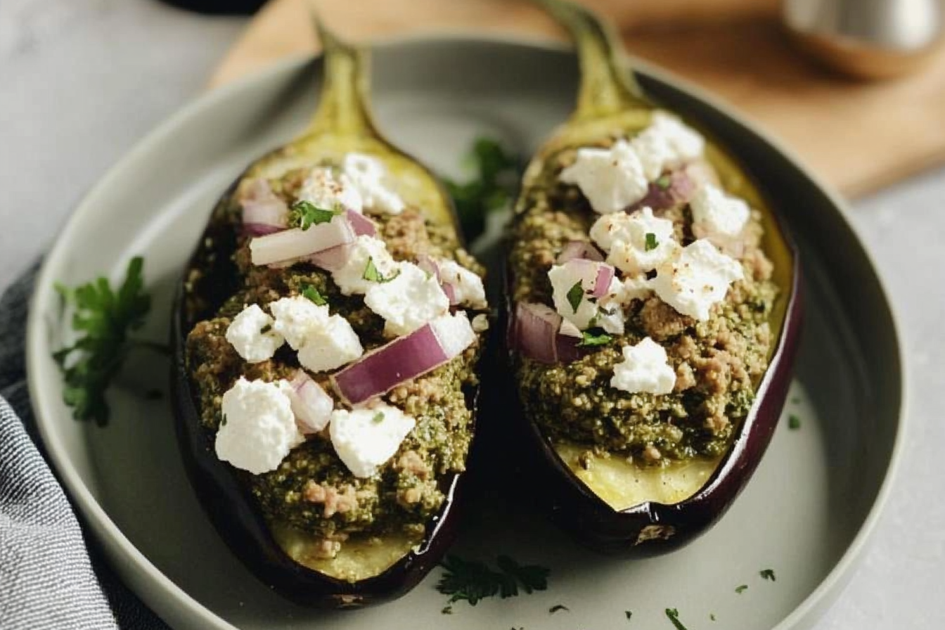 Berenjenas rellenas de carne