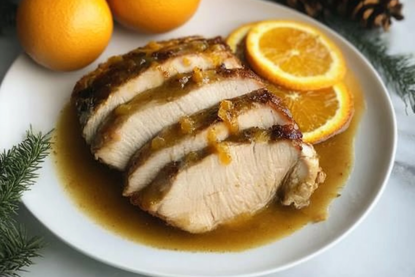Cerdo en salsa de naranja