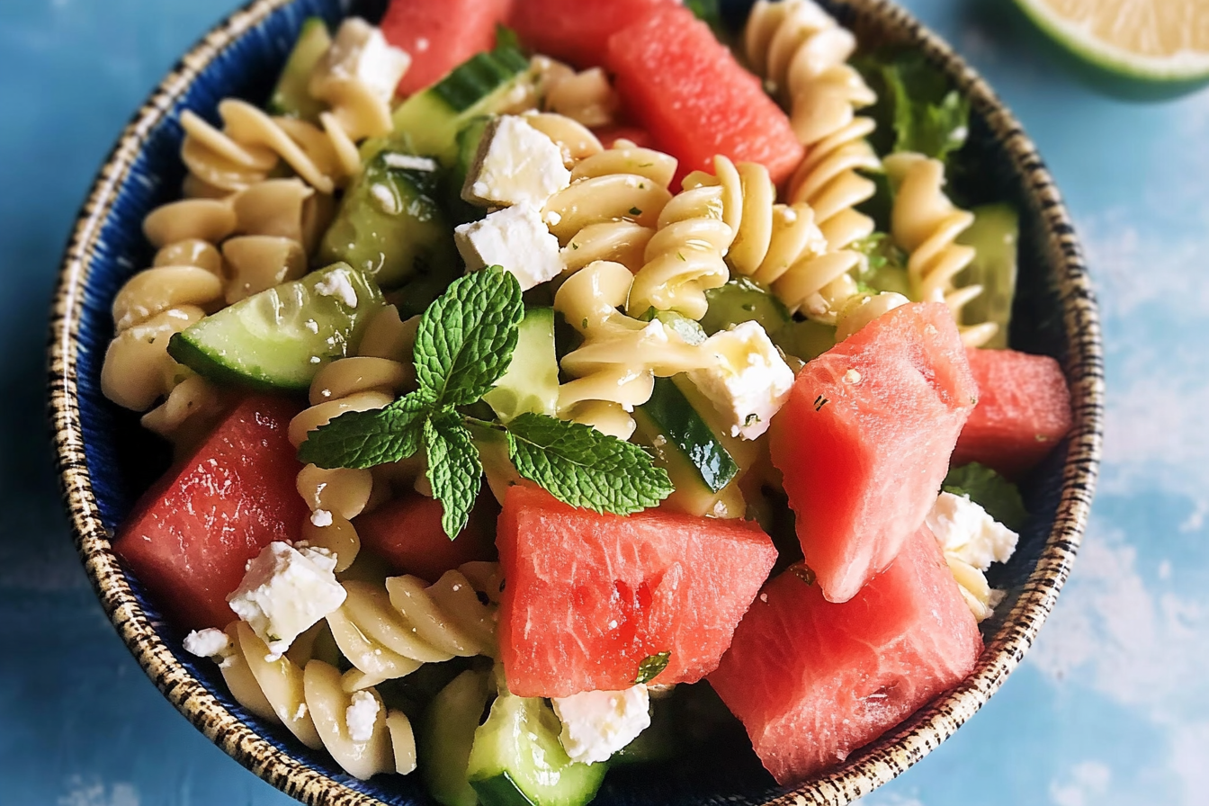 Ensalada refrescante de sandía