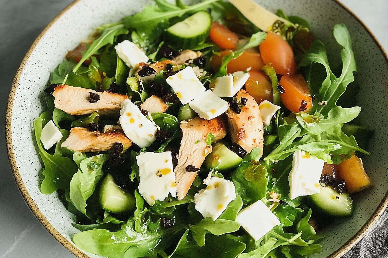 Ensalada verde de pollo