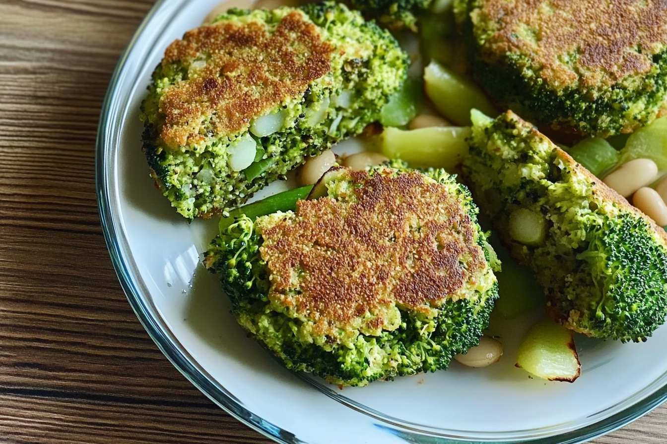Hamburguesas de brócoli y judías