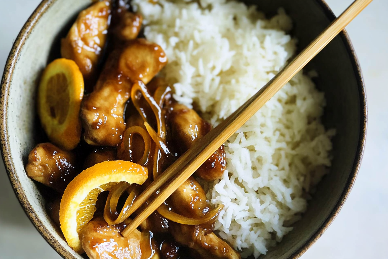 Pollo a la naranja