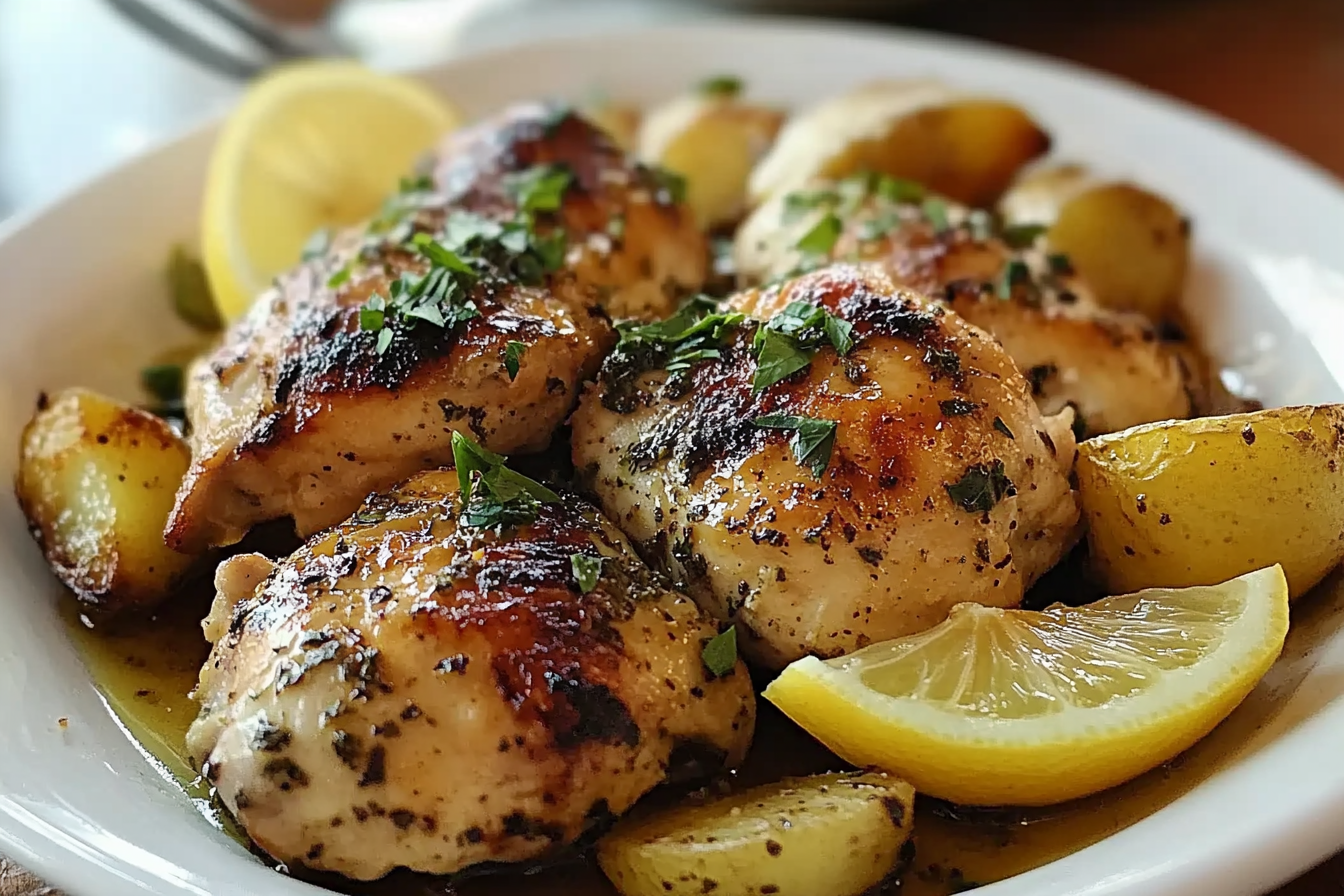 Pollo al Limón Griego
