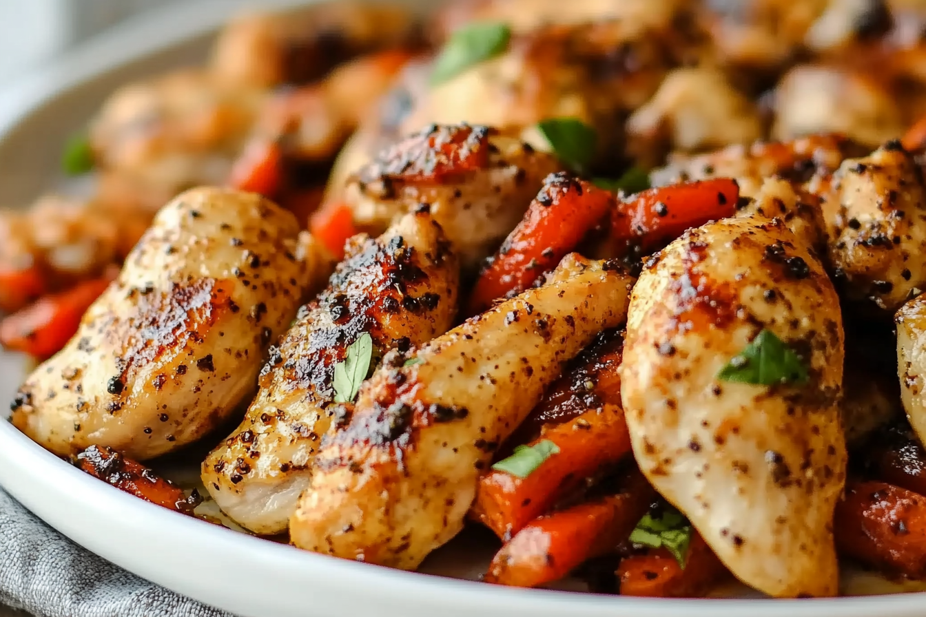 Pollo con pimienta negra