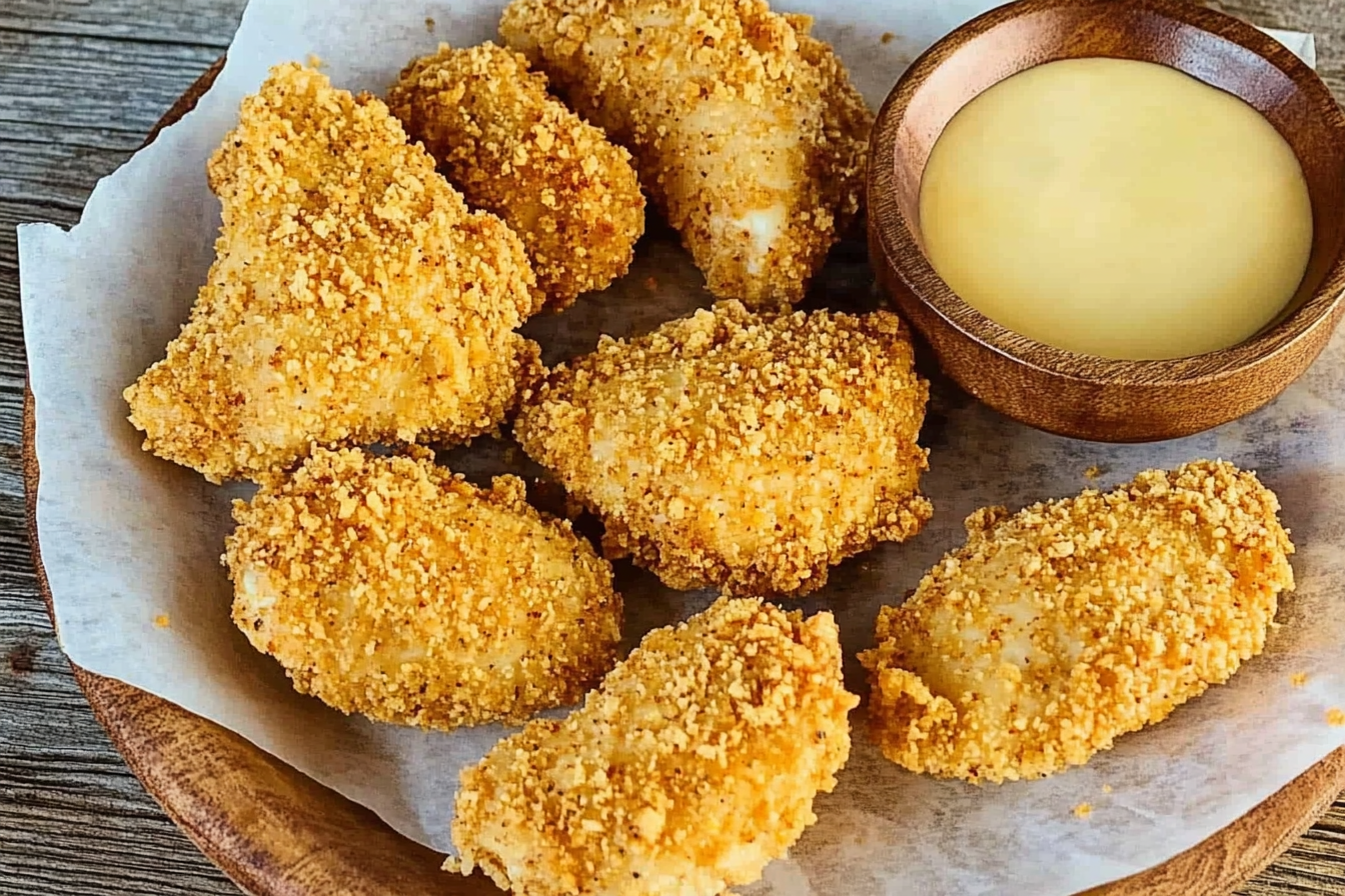 Pollo crujiente en freidora aire
