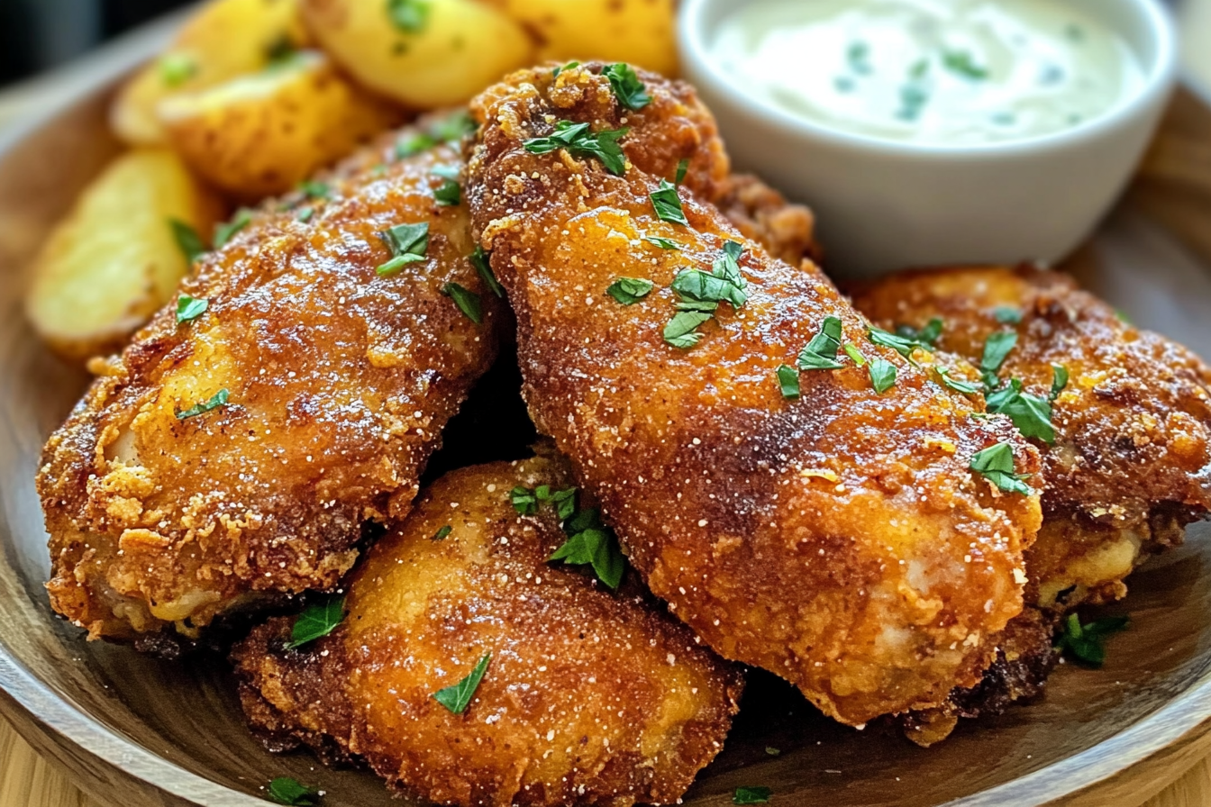 Pollo frito sureño perfecto