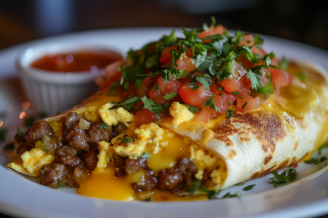 Quesadillas de desayuno fáciles