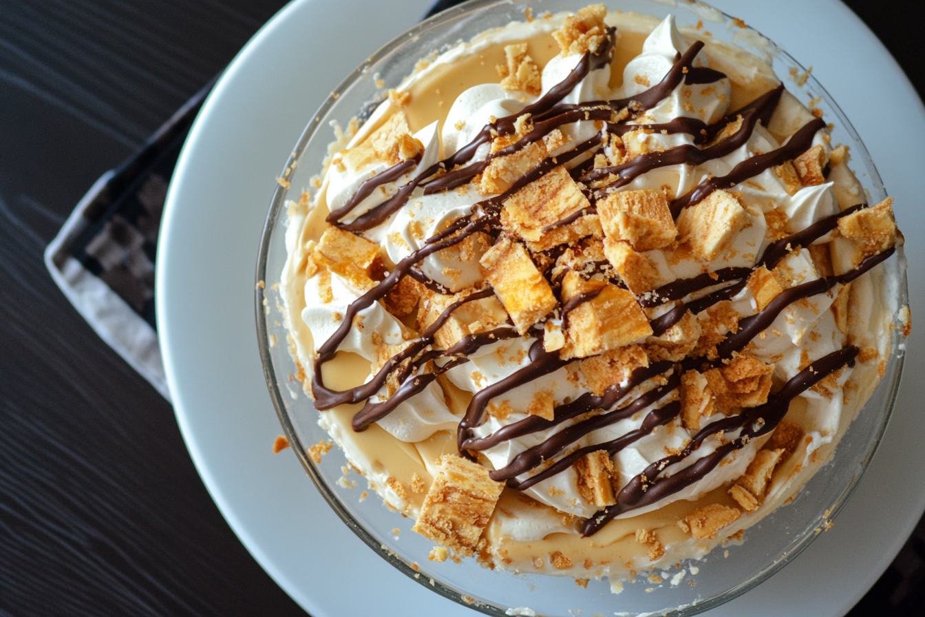 Tarta de crema de mantequilla de maní