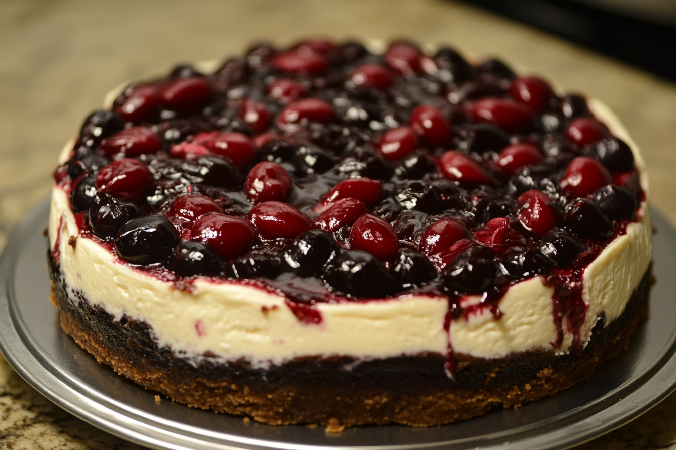 Tarta de queso Selva Negra