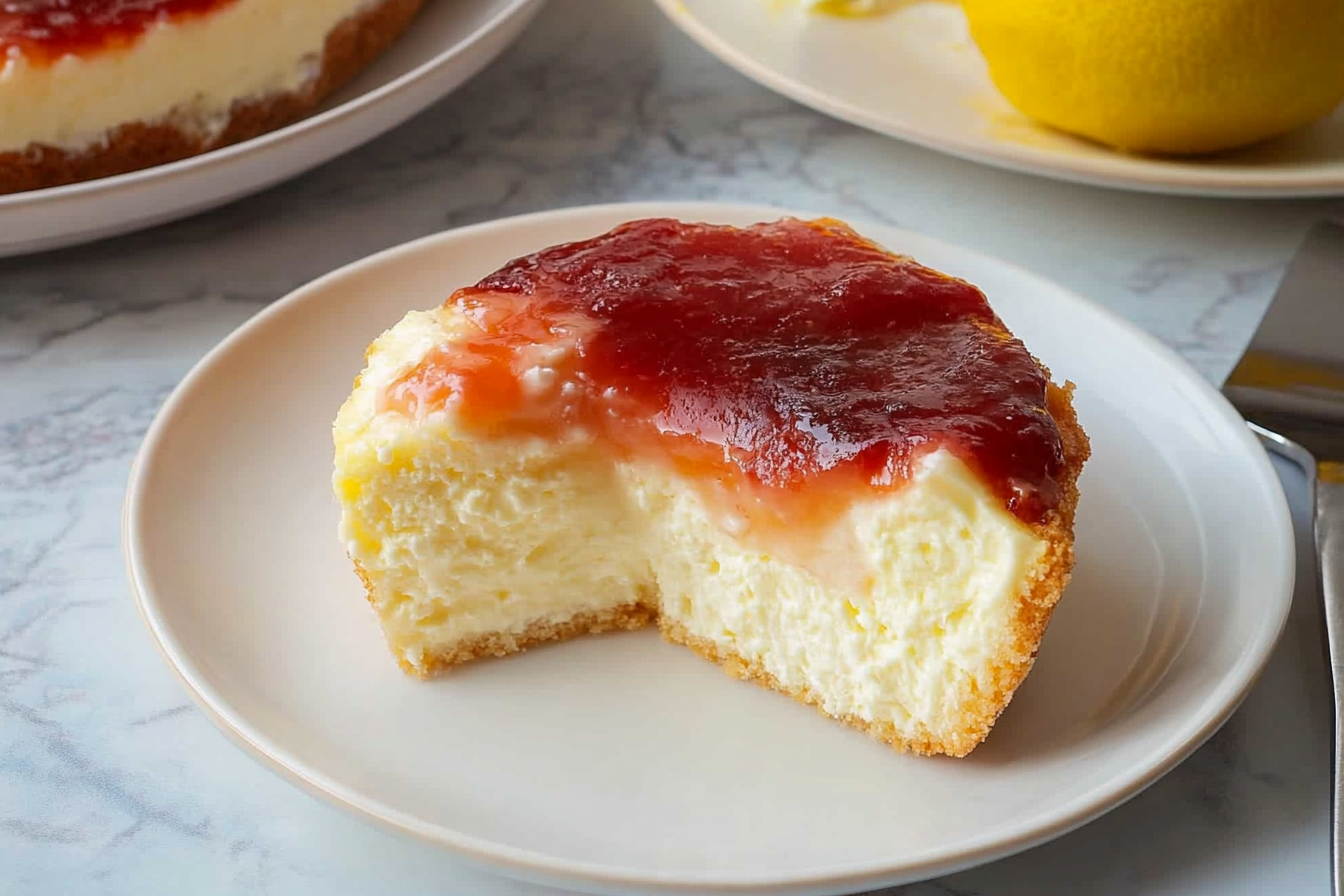 Tarta de queso fresco batido
