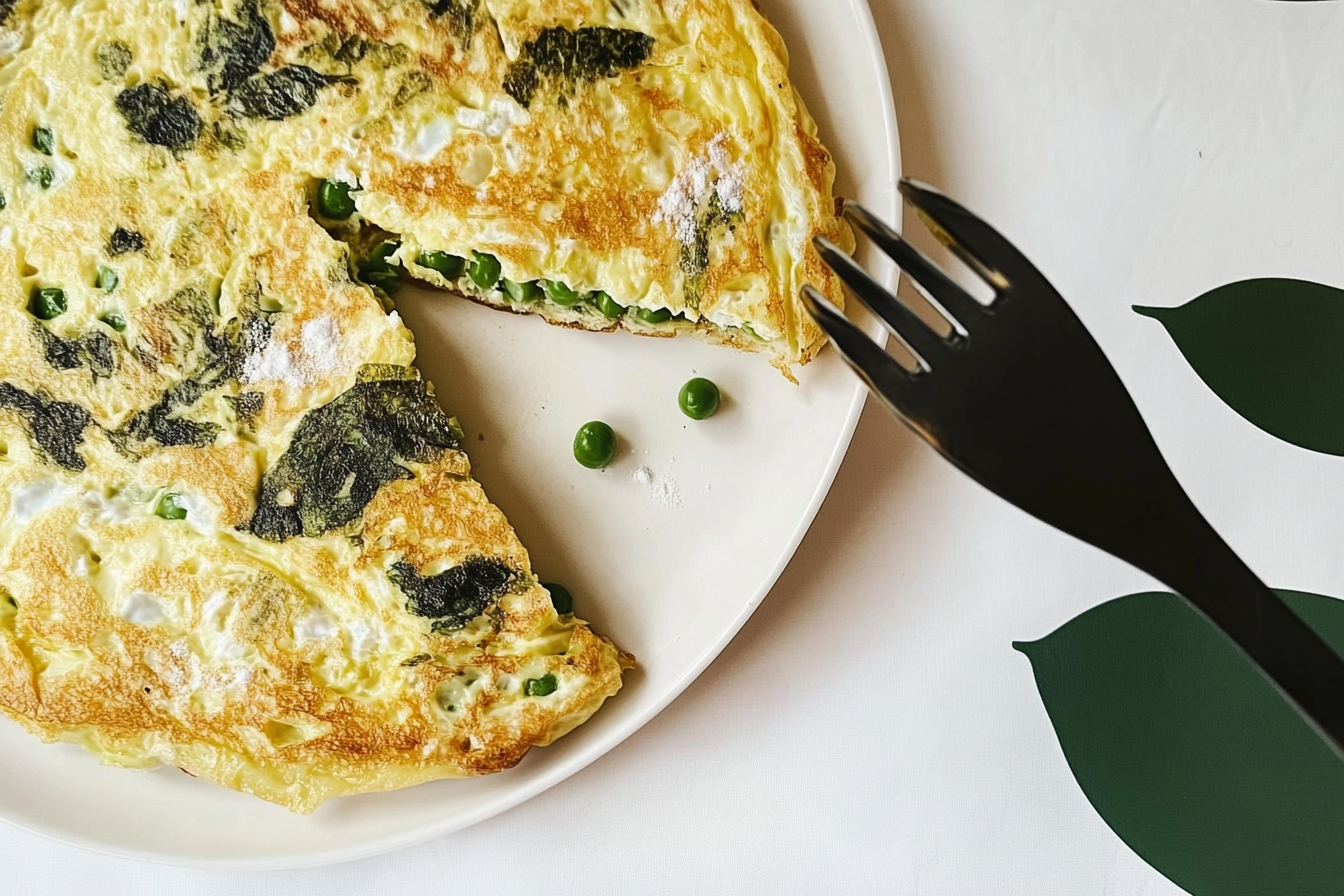 Tortilla de guisantes