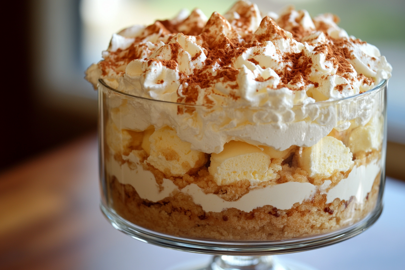 Trifle de ponche de huevo